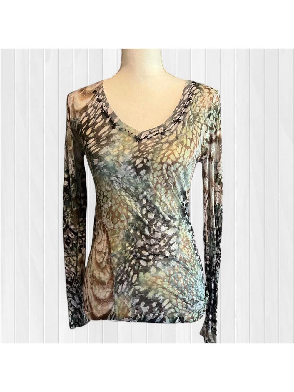 Daytrip Y2K Sheer Mesh whimsy Animal Print fitted zoo chic
